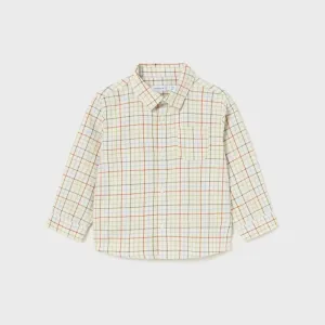 L/S Checked Shirt in Forest