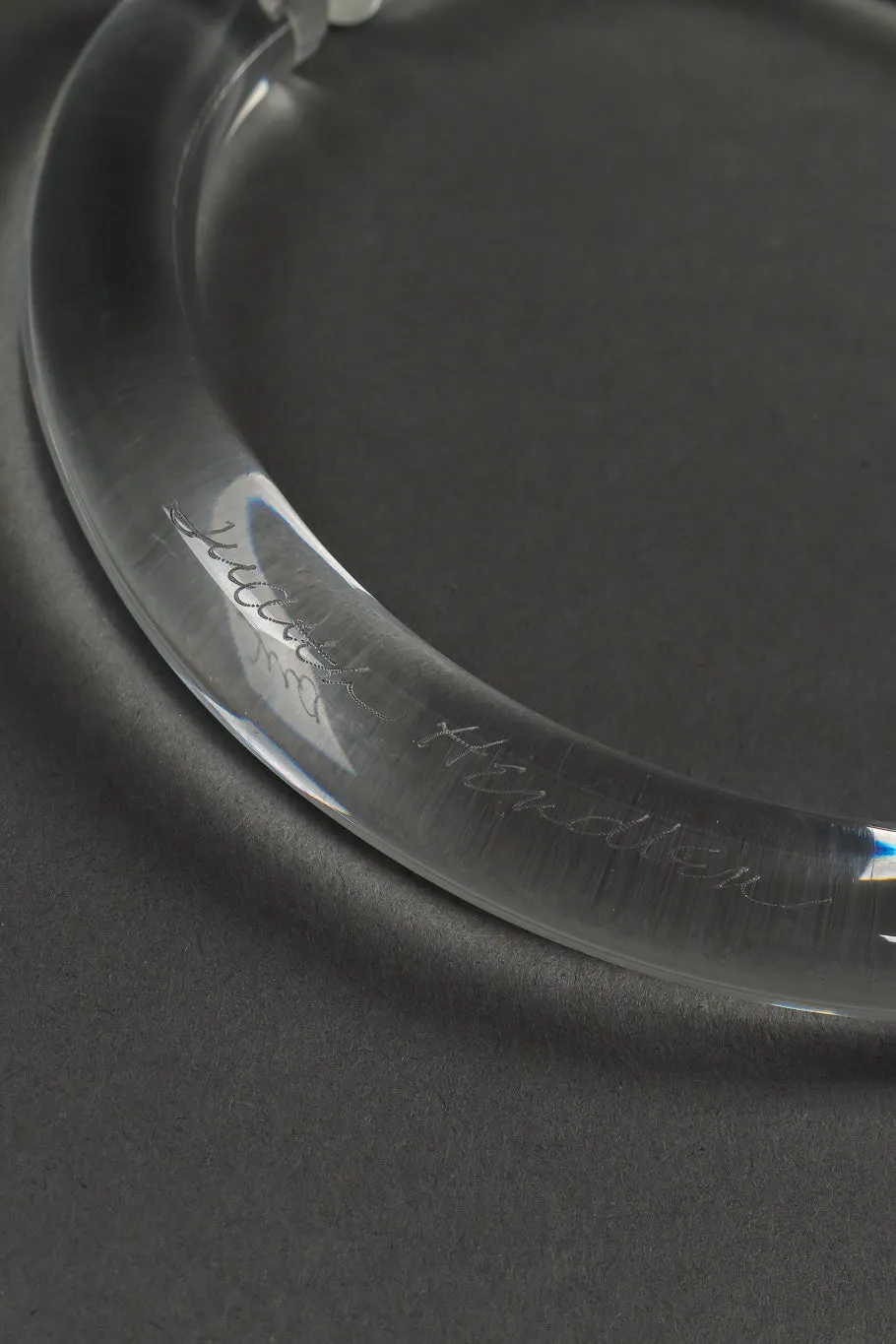 Lucite Collar Necklace