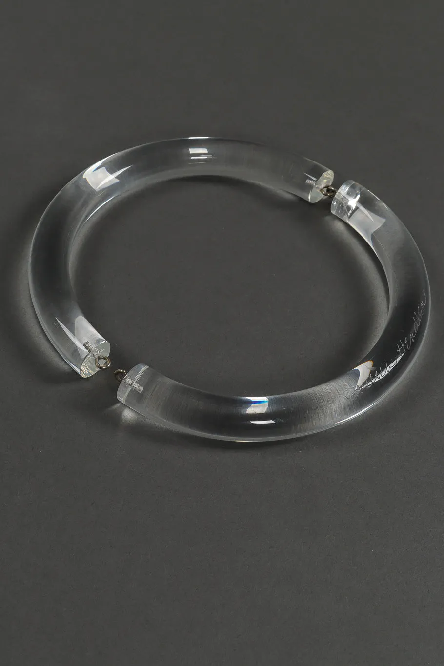 Lucite Collar Necklace