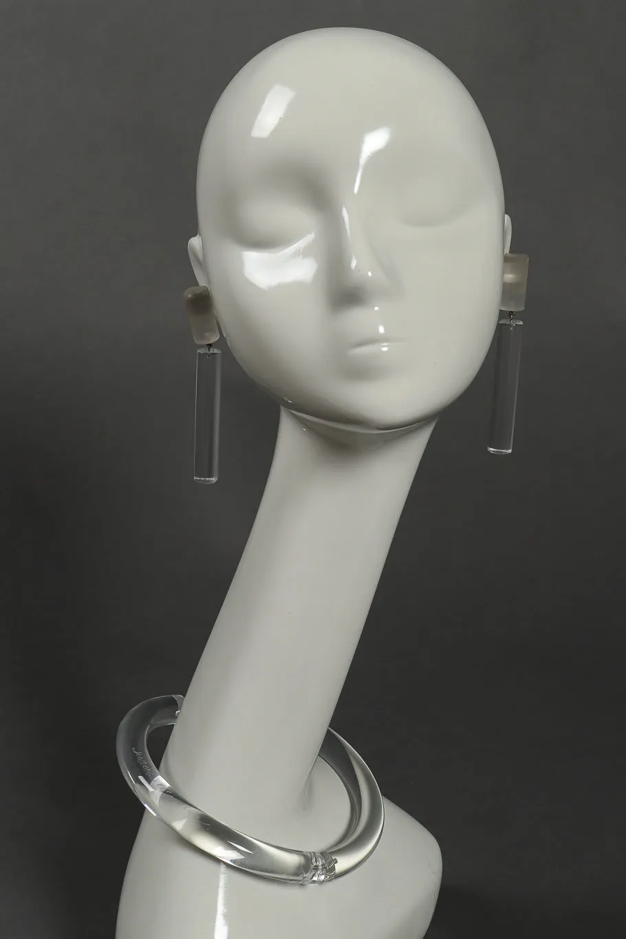 Lucite Collar Necklace