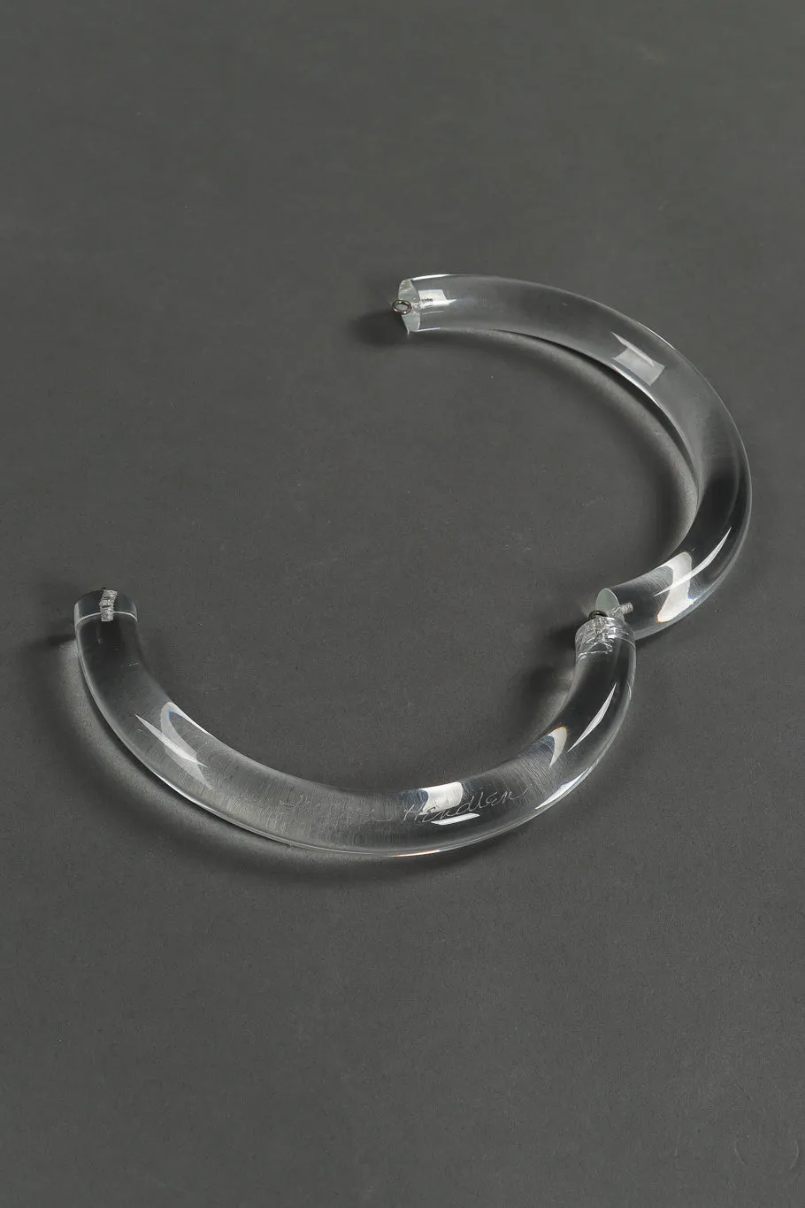 Lucite Collar Necklace