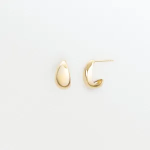 Lula Domed Earrings (18K)
