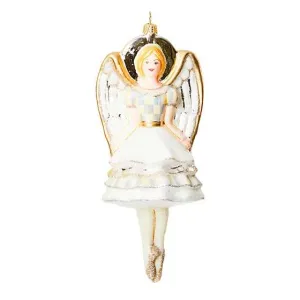 MacKenzie-Childs - Crystal Palace Angel Glass Ornament