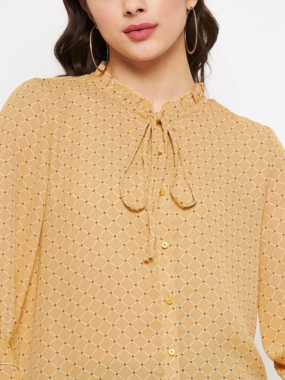 Madame High Neck Solid Top