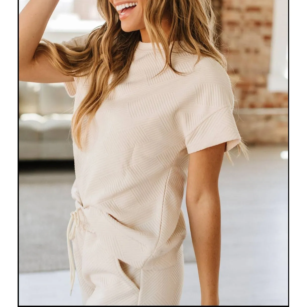Maddie Matching Set - Apricot