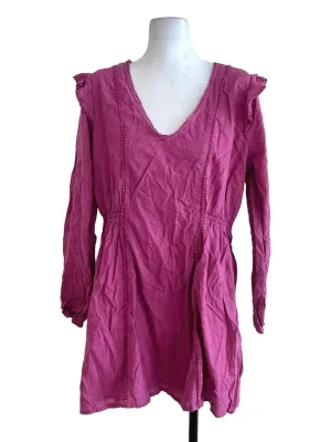 Magenta Textured Dress