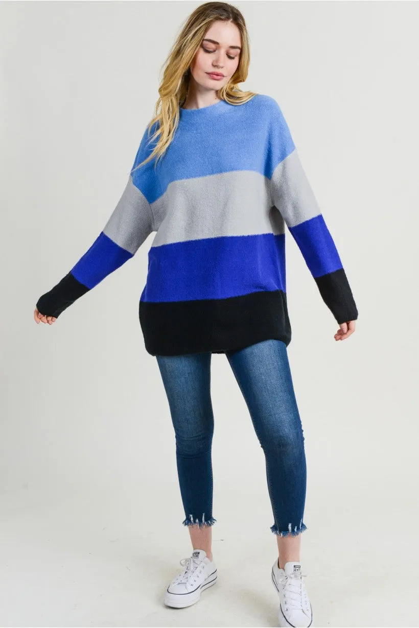 Make My Day Striped Sweater