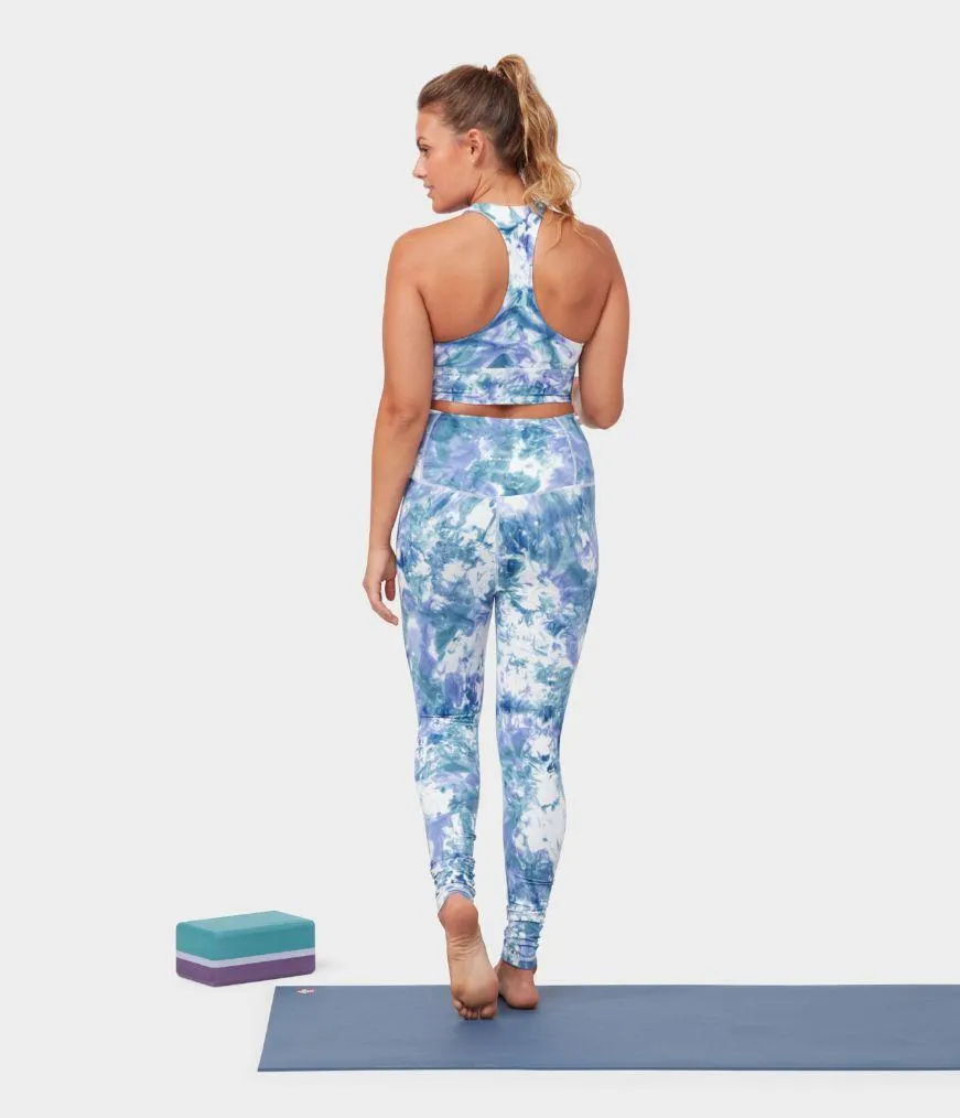 Manduka Apparel - Women's Aurora Legging - Aurora Be Bold Blue
