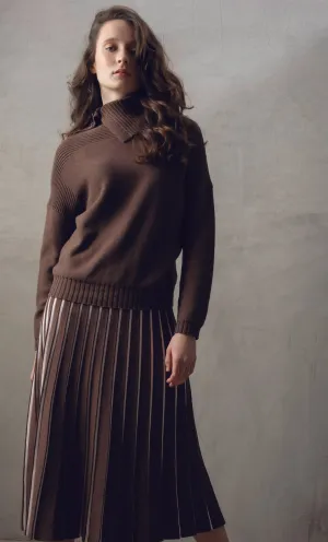 Marble Ladies JUMPER Brown