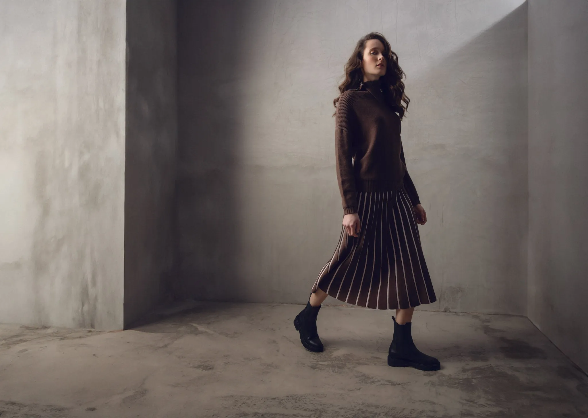 Marble Ladies JUMPER Brown