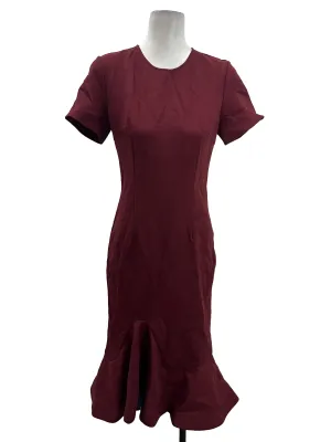 Maroon Red Fishtail Dress