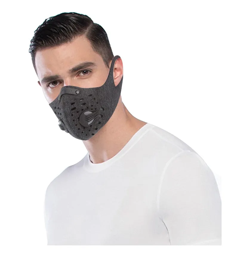 Masque de Protection pour Sport/Cycliste/Vélo avec filtre carbone anti-pollution