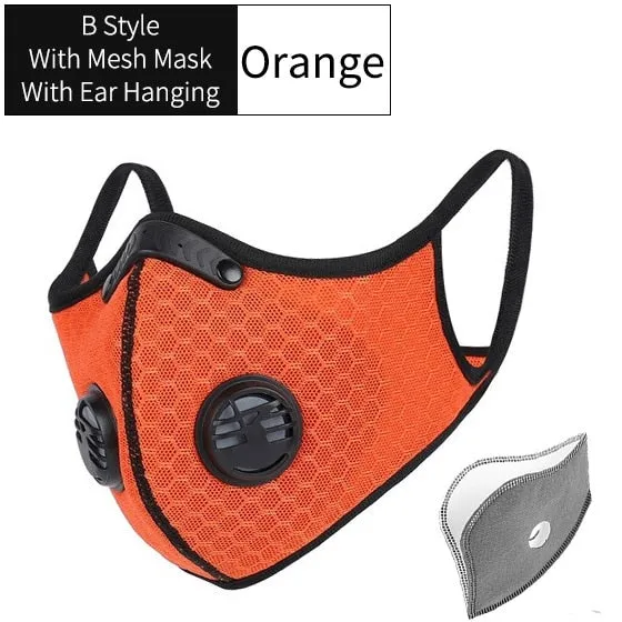 Masque de Protection pour Sport/Cycliste/Vélo avec filtre carbone anti-pollution