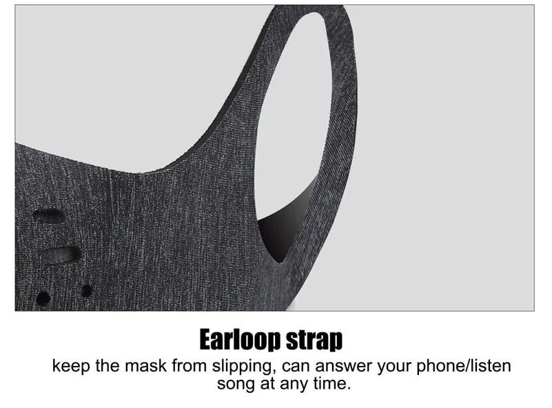 Masque de Protection pour Sport/Cycliste/Vélo avec filtre carbone anti-pollution