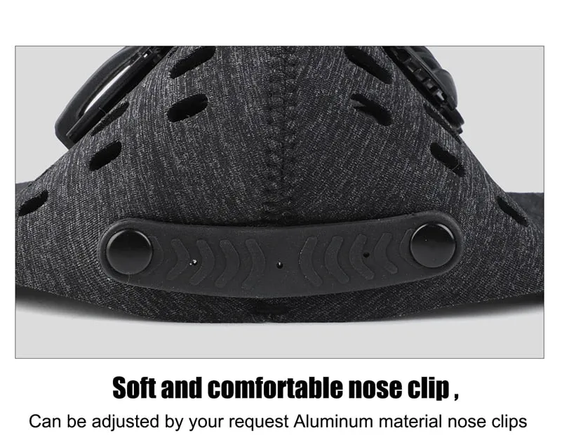 Masque de Protection pour Sport/Cycliste/Vélo avec filtre carbone anti-pollution