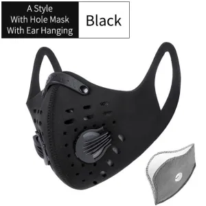 Masque de Protection pour Sport/Cycliste/Vélo avec filtre carbone anti-pollution