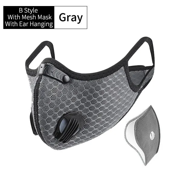 Masque de Protection pour Sport/Cycliste/Vélo avec filtre carbone anti-pollution