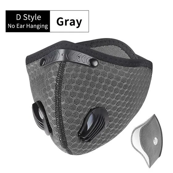 Masque de Protection pour Sport/Cycliste/Vélo avec filtre carbone anti-pollution