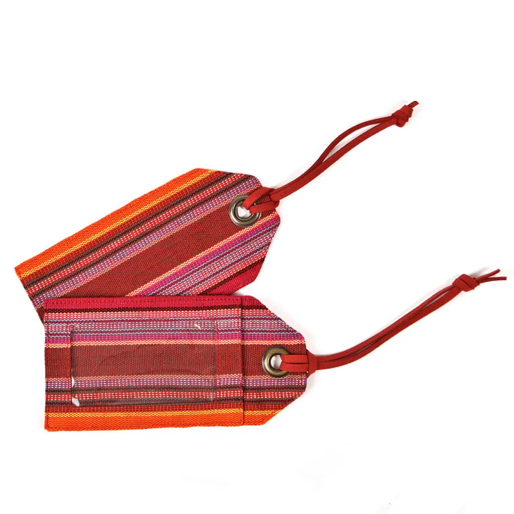 Mayamam Stripe Luggage Tags | Berry Jubilee