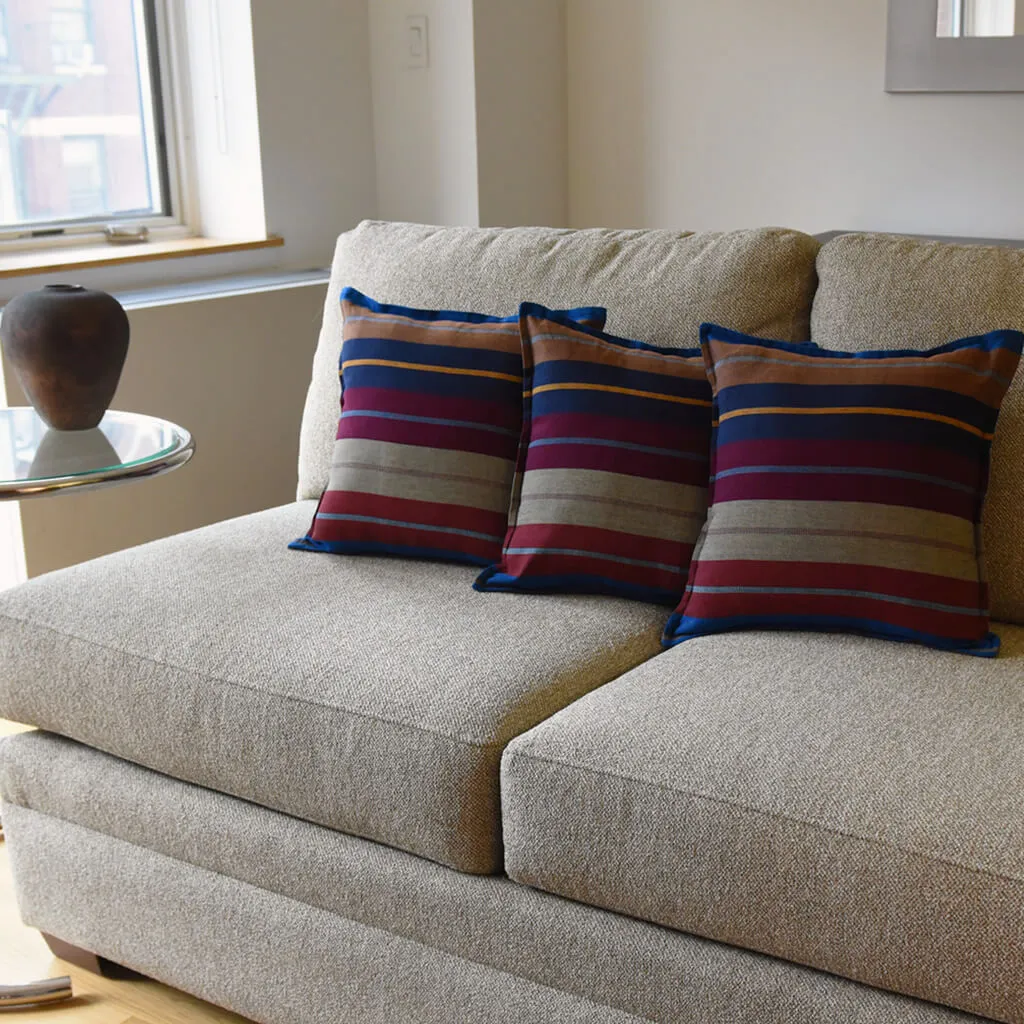 Mayamam Stripes Pillows | Wide Indigo