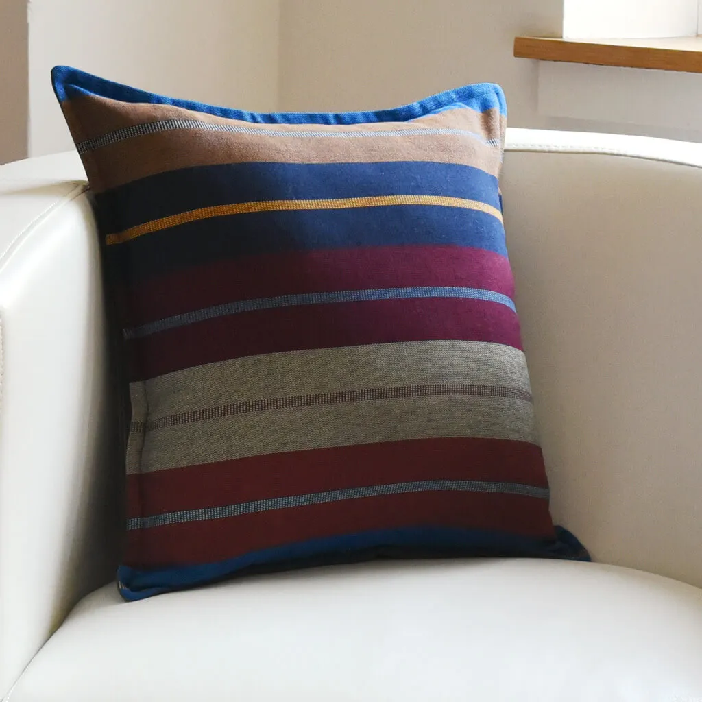 Mayamam Stripes Pillows | Wide Indigo