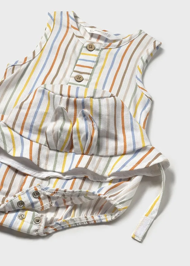 Mayoral 1603 Romper and Hat In Stock Now