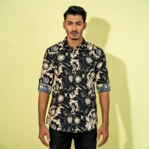 Mens Black Casual Shirt