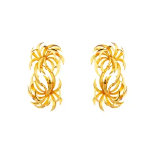 METAL COMET EARRINGS