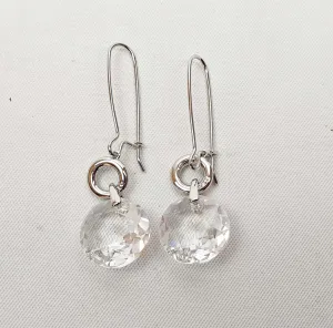 Mimco transparent faux diamond drop earrings