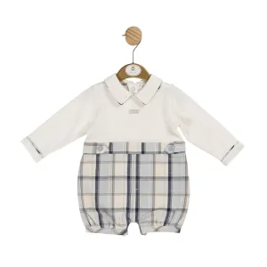 Mintini Boys Checked Romper