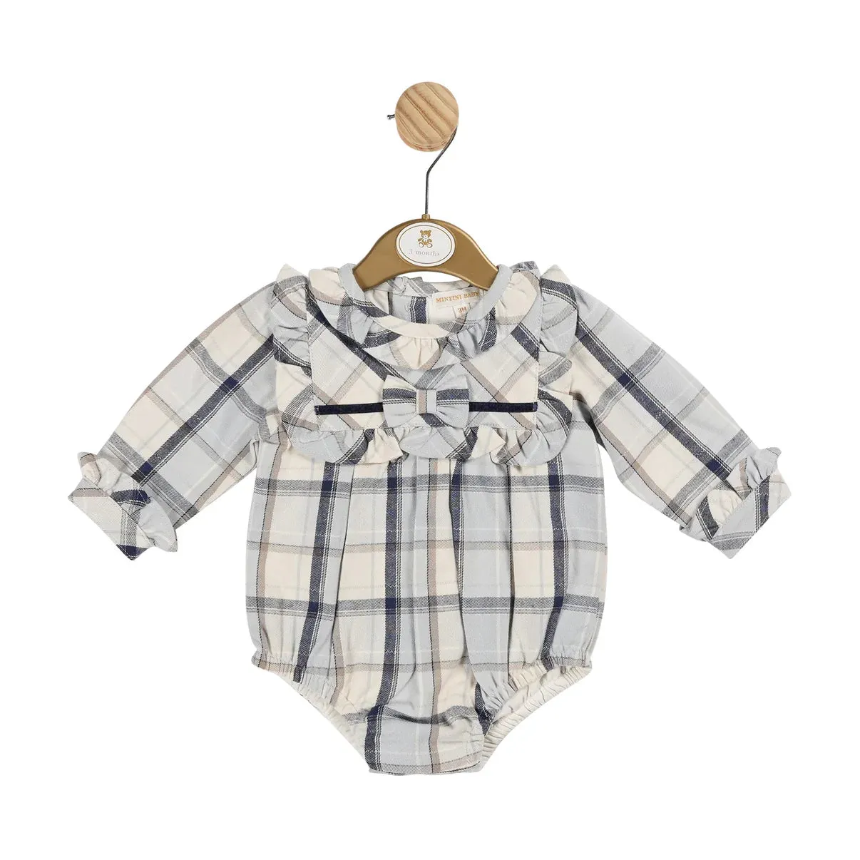 Mintini Checked Romper