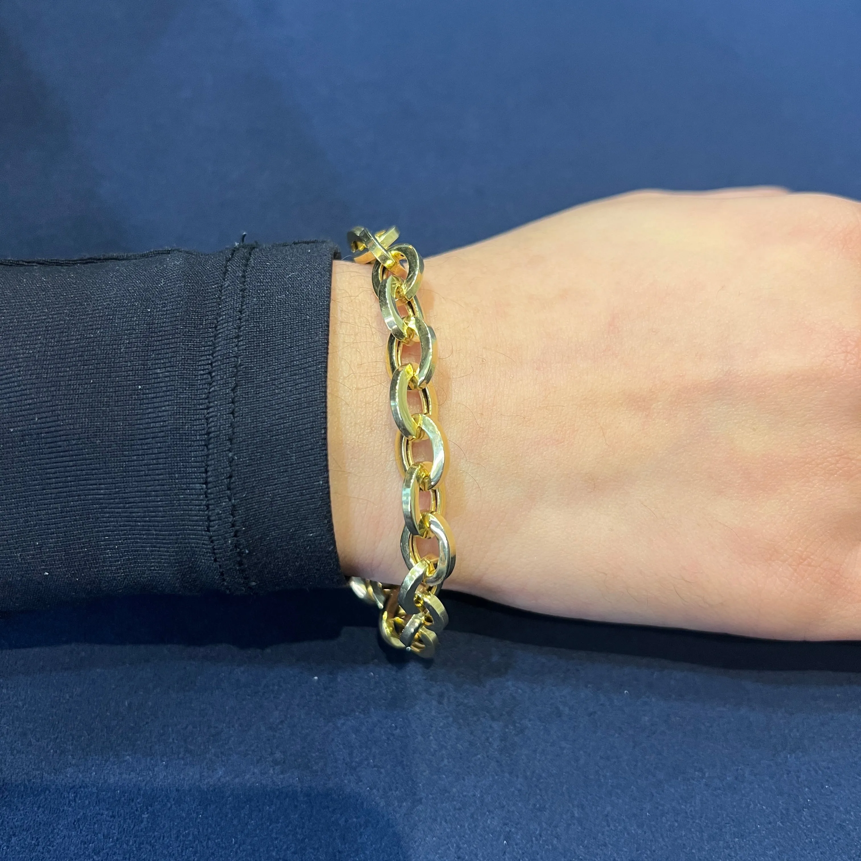 Miss Mimi Sterling Silver 18K Gold Vermeil Link Bracelet