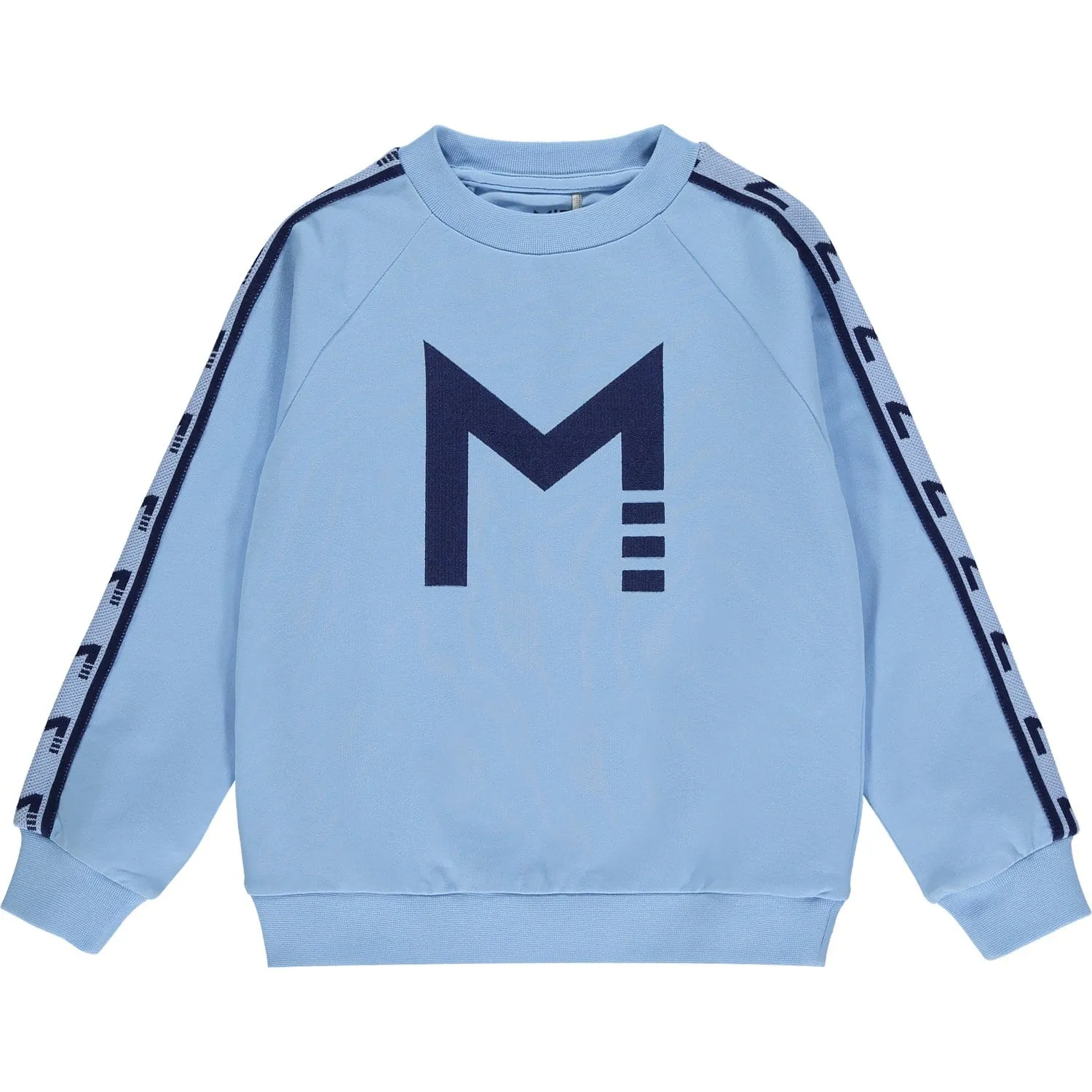 MITCH - Massachusetts Tape Sweatshirt Short Set - Light Blue