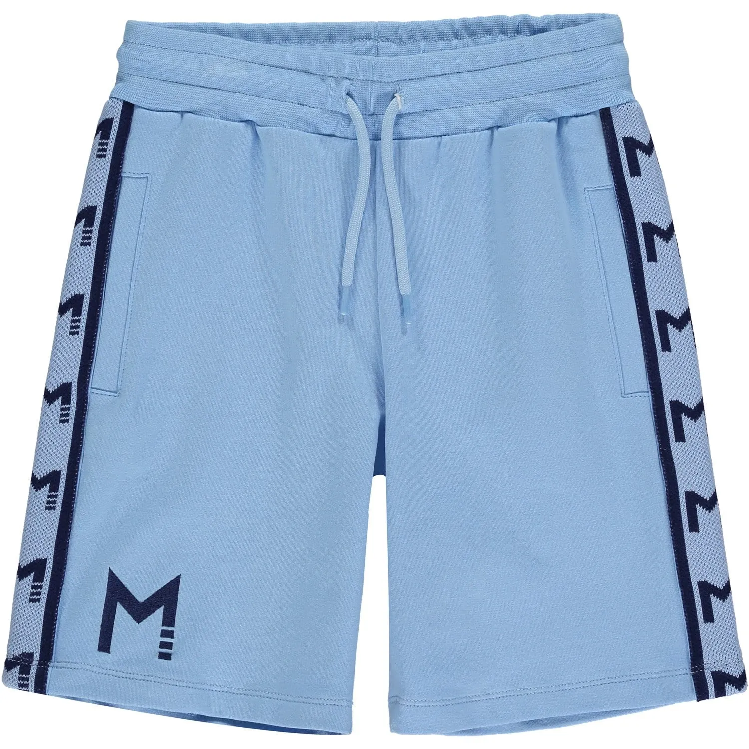 MITCH - Massachusetts Tape Sweatshirt Short Set - Light Blue