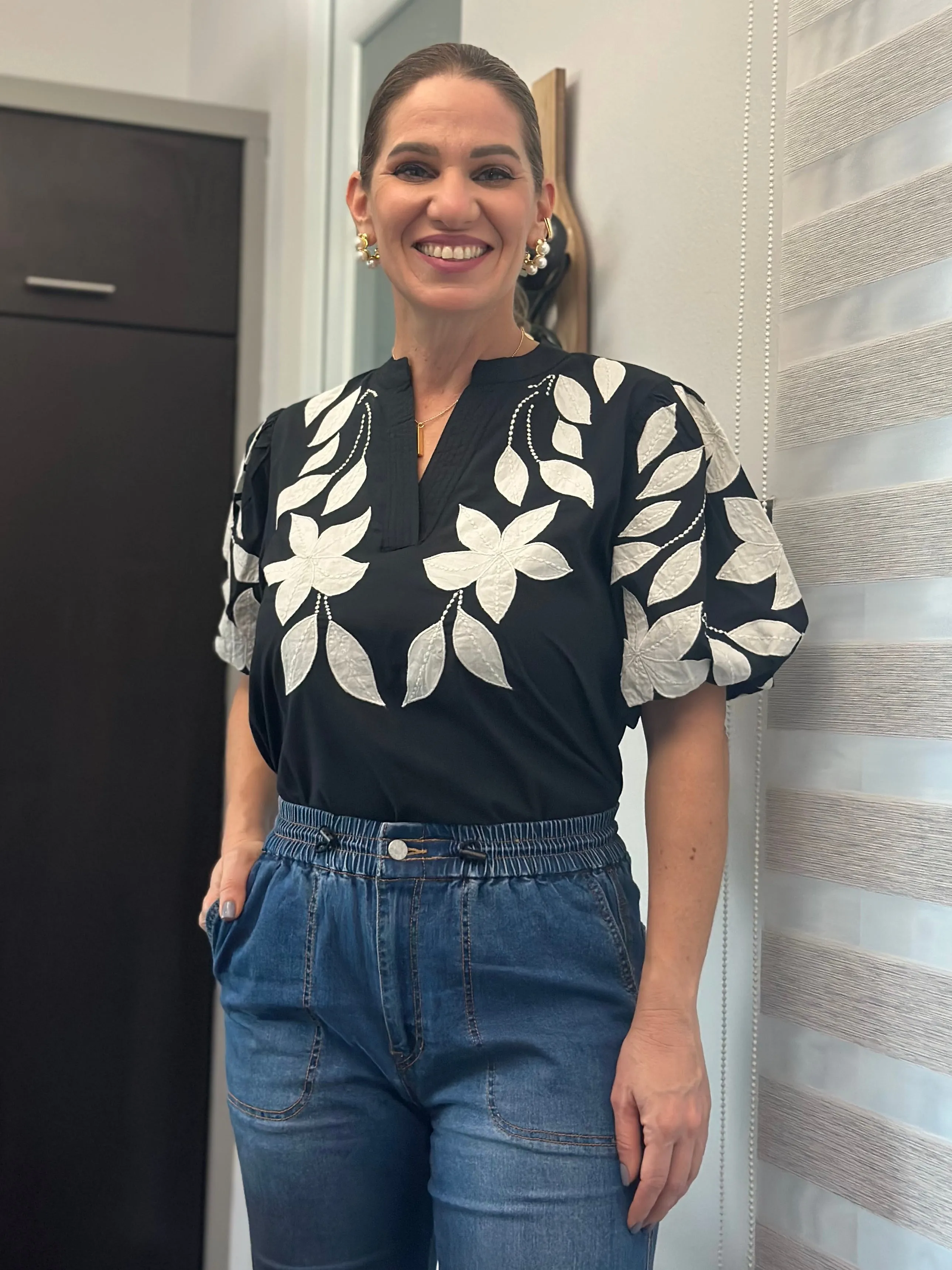 Moonflower Designer Blouse