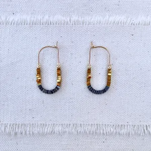 MOSAIC Oblong Bead Hoops