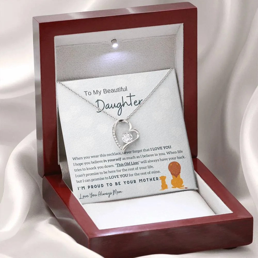 Mother Daughter Gift, Daughter necklace, Top Gift for Girls , Idea daughter gift, Pendant Neckace