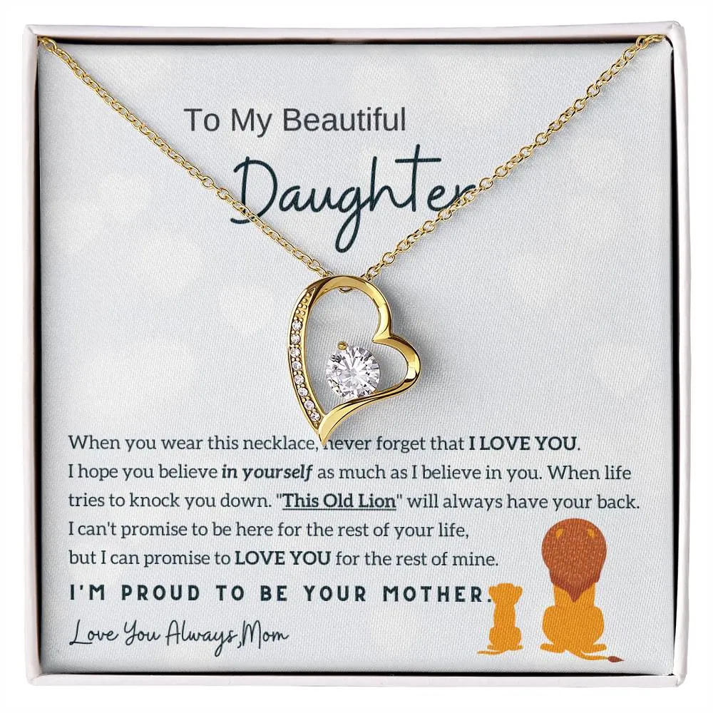 Mother Daughter Gift, Daughter necklace, Top Gift for Girls , Idea daughter gift, Pendant Neckace