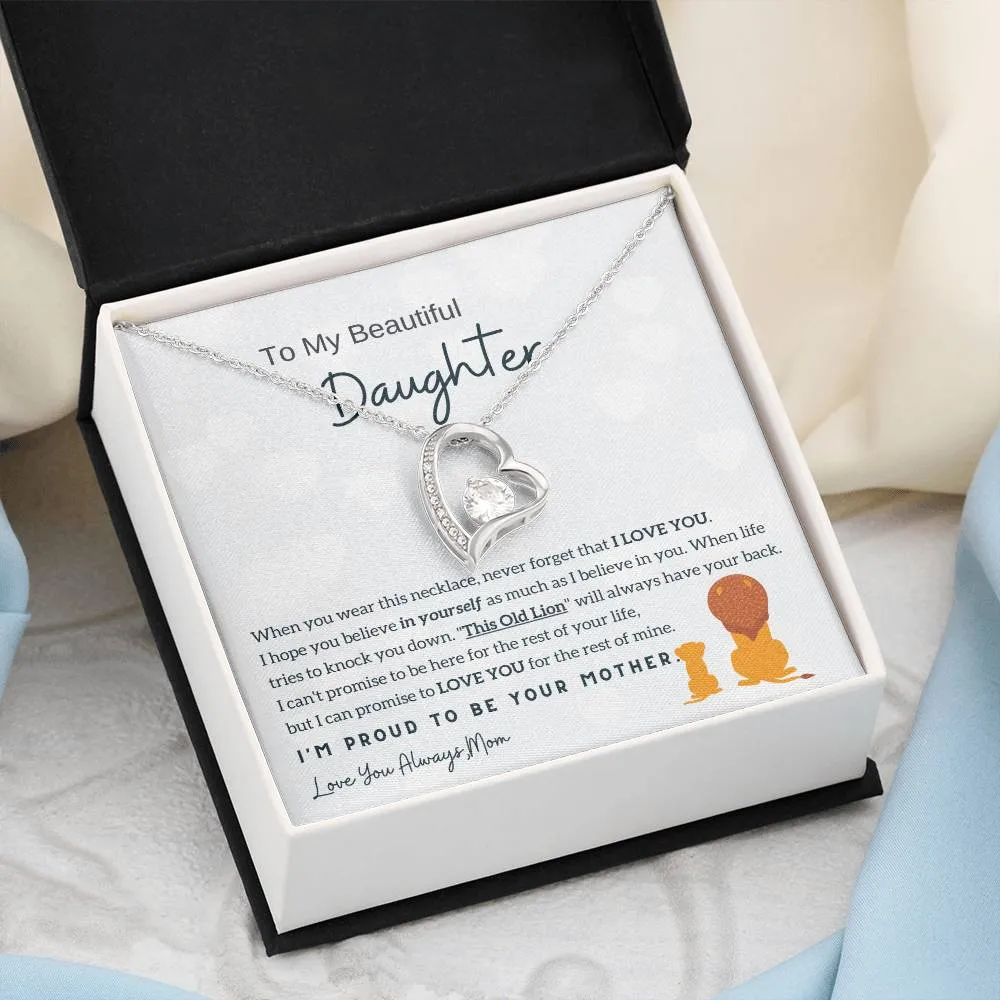 Mother Daughter Gift, Daughter necklace, Top Gift for Girls , Idea daughter gift, Pendant Neckace