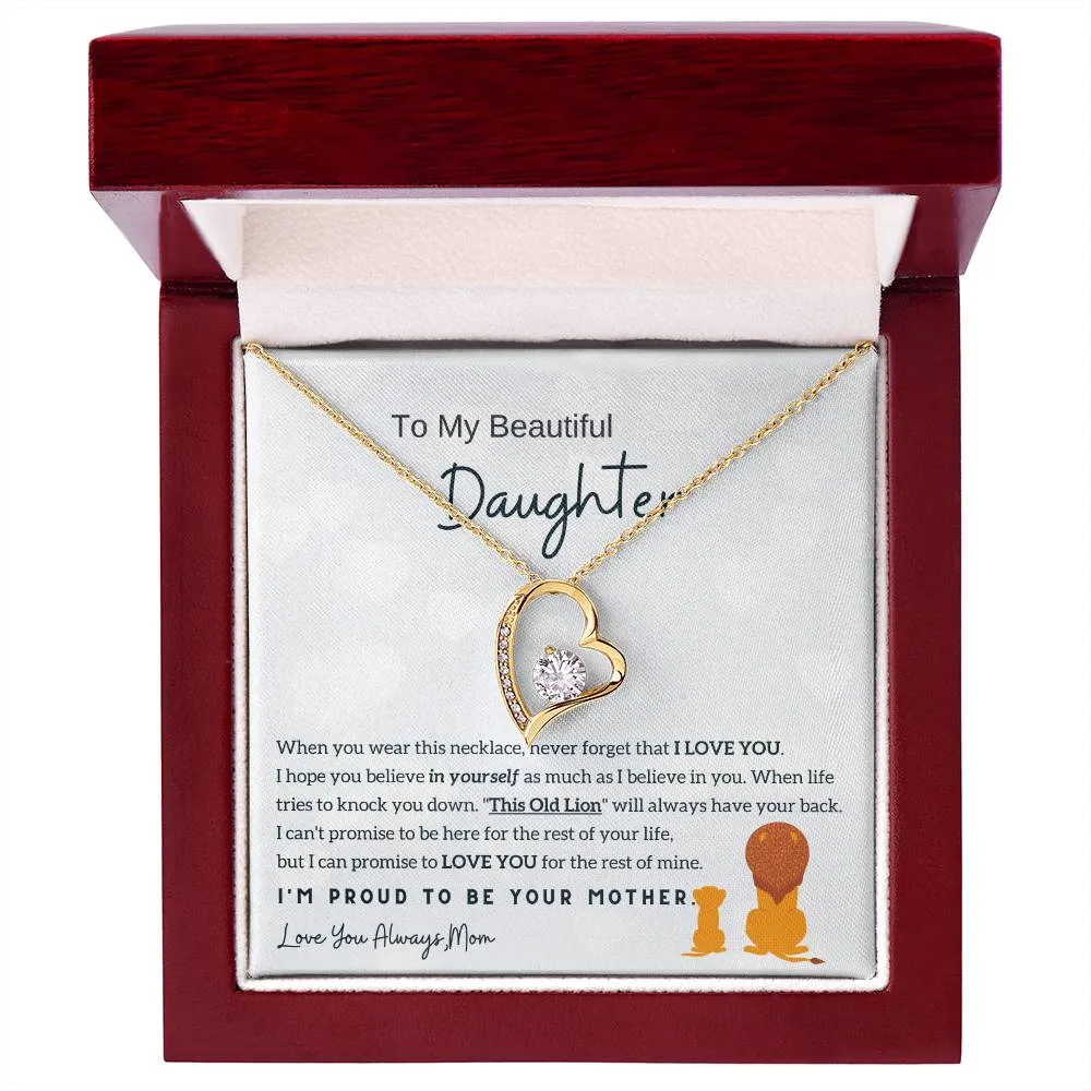 Mother Daughter Gift, Daughter necklace, Top Gift for Girls , Idea daughter gift, Pendant Neckace