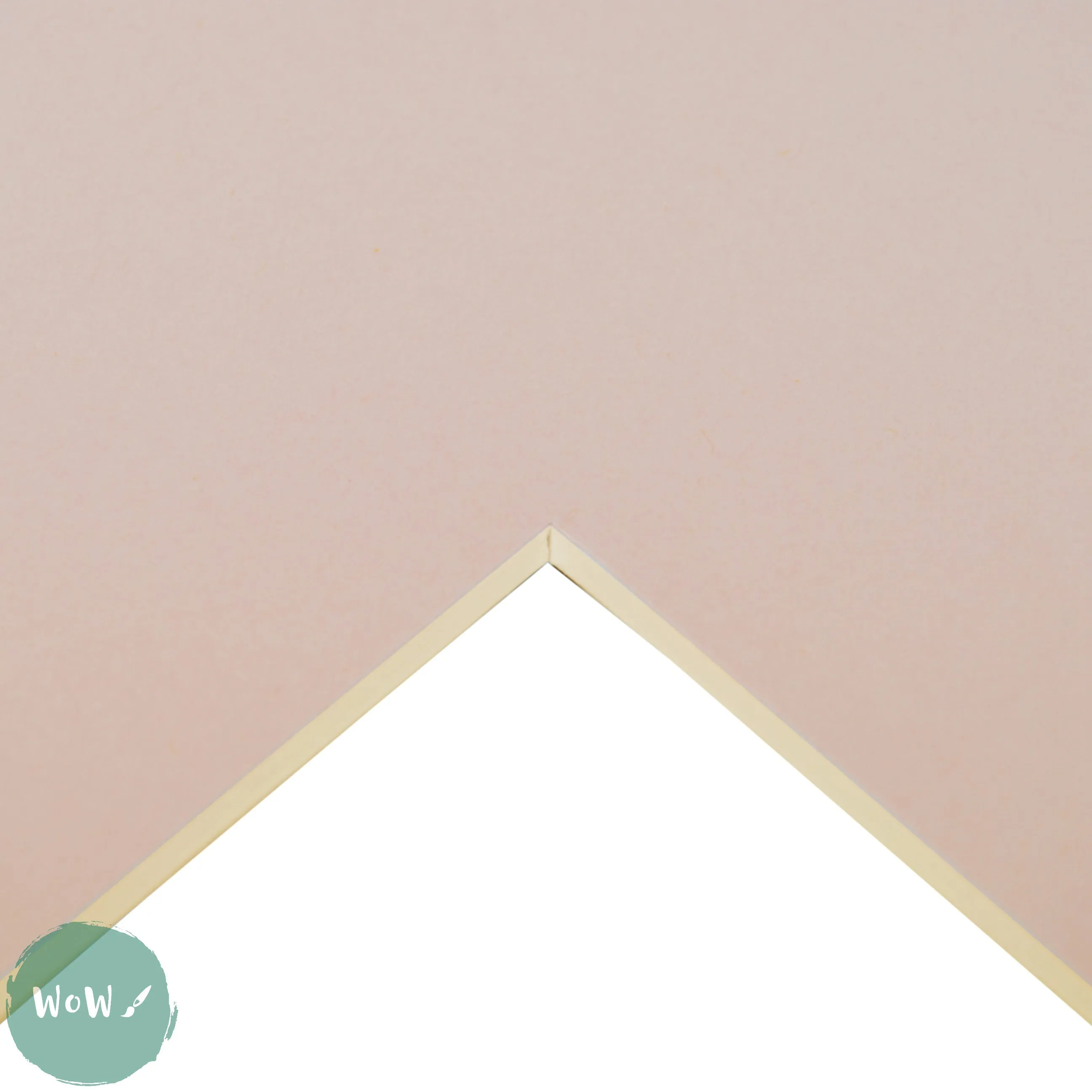 Mountboard - DALER ROWNEY Cream Core A1 – SINGLE SHEET -	SHADOW PINK MURANO