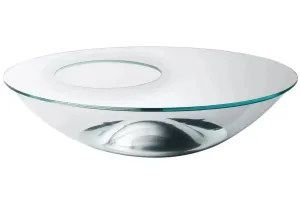 Nacre Low Glass Table - Floor Model Palm Beach