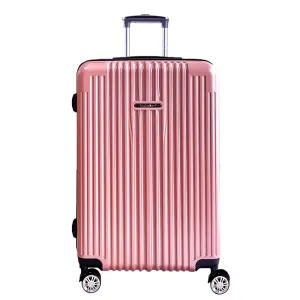 NaSaDen [ Crystal Pink ] 26" Checked/ 29" Checked Zipper Luggage In Stock
