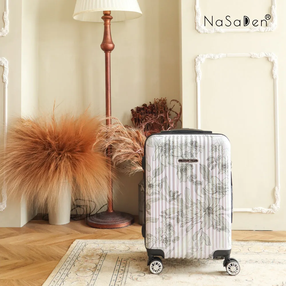 NaSaDen [ Violets ] 22" Carry on/ 26" Checked/ 29" Checked Zipper Luggage In Stock
