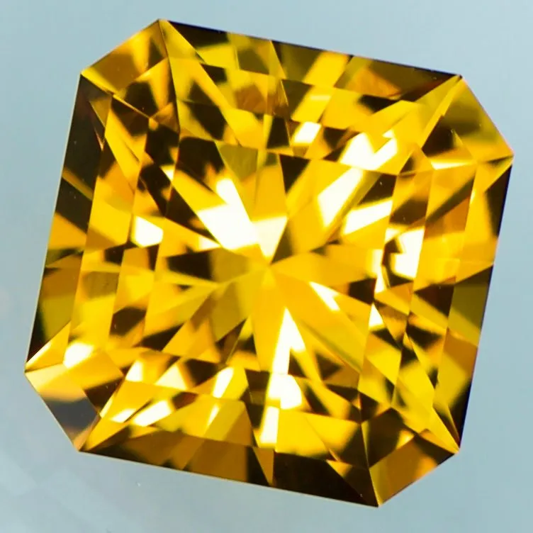 Natural Asscher Cut Citrine (2.98 carats)