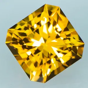 Natural Asscher Cut Citrine (2.98 carats)