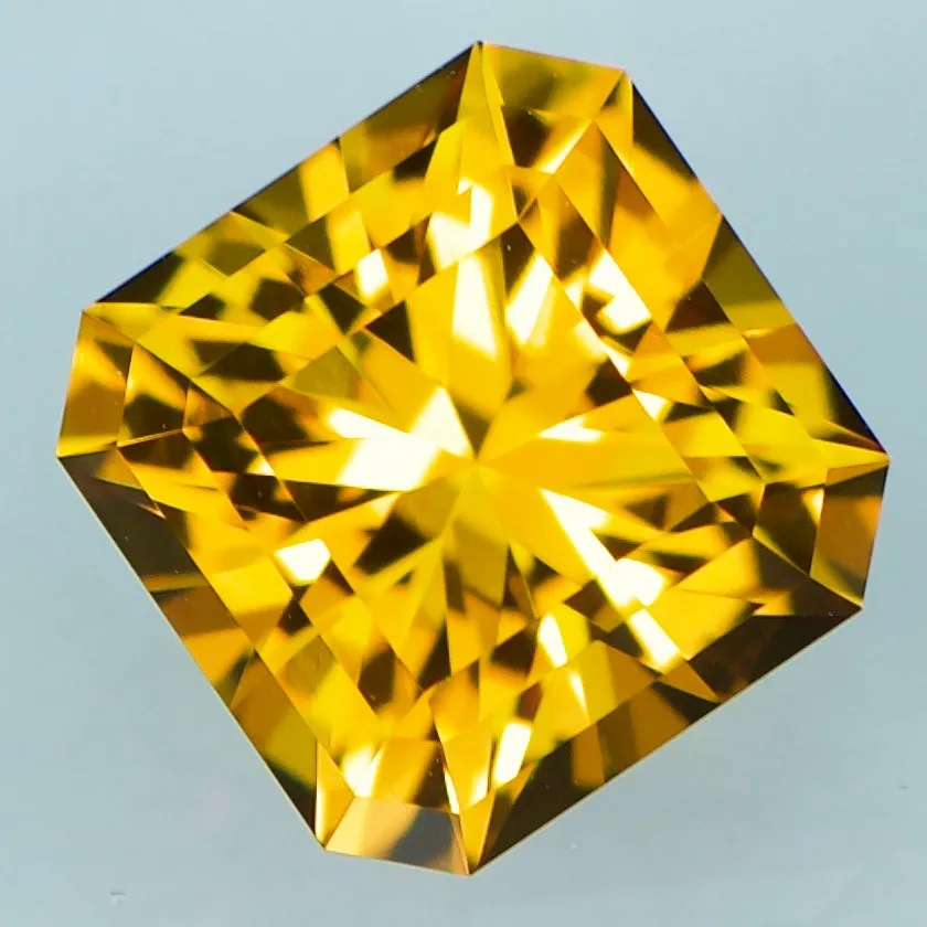 Natural Asscher Cut Citrine (2.98 carats)