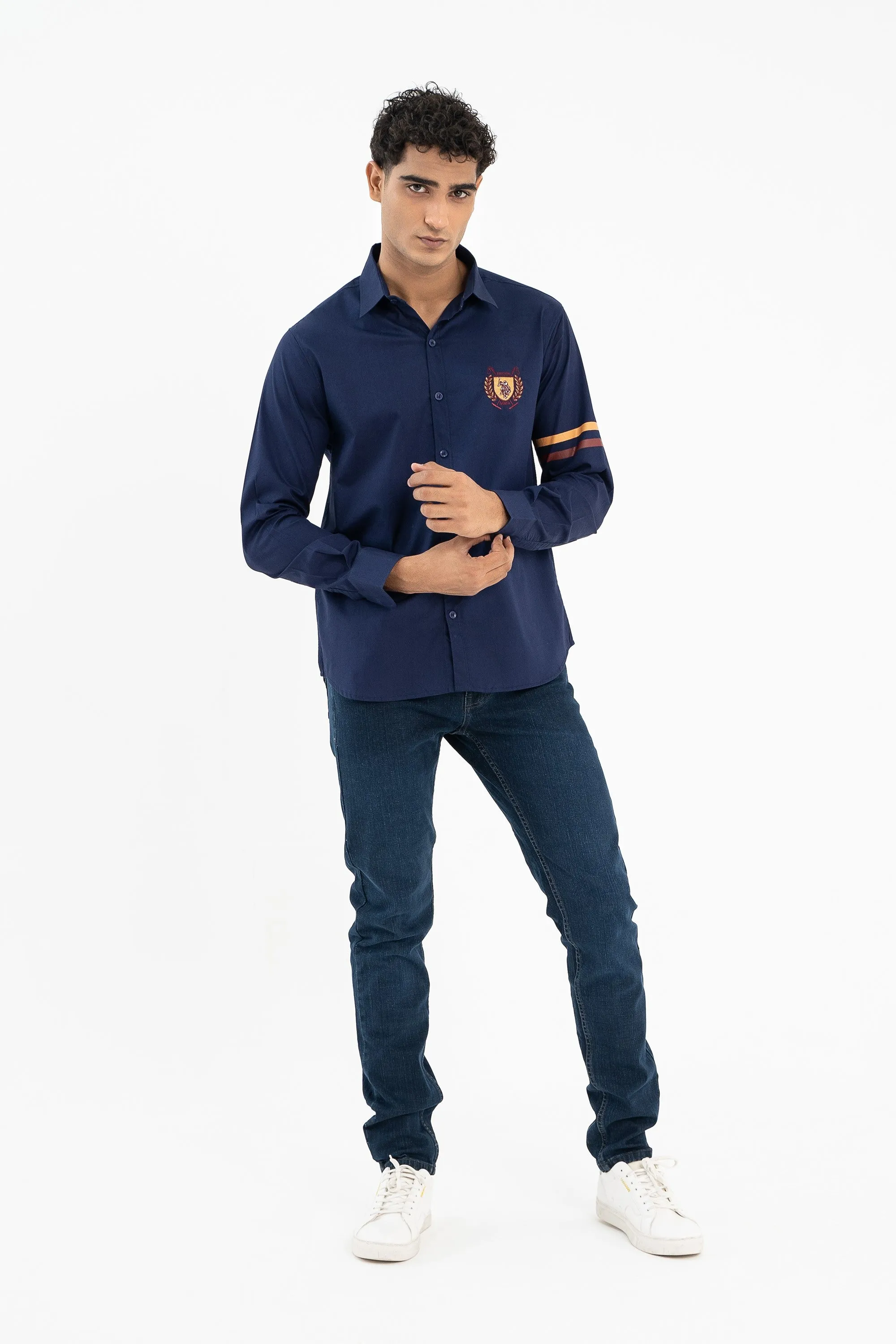 Navy Casual Shirt