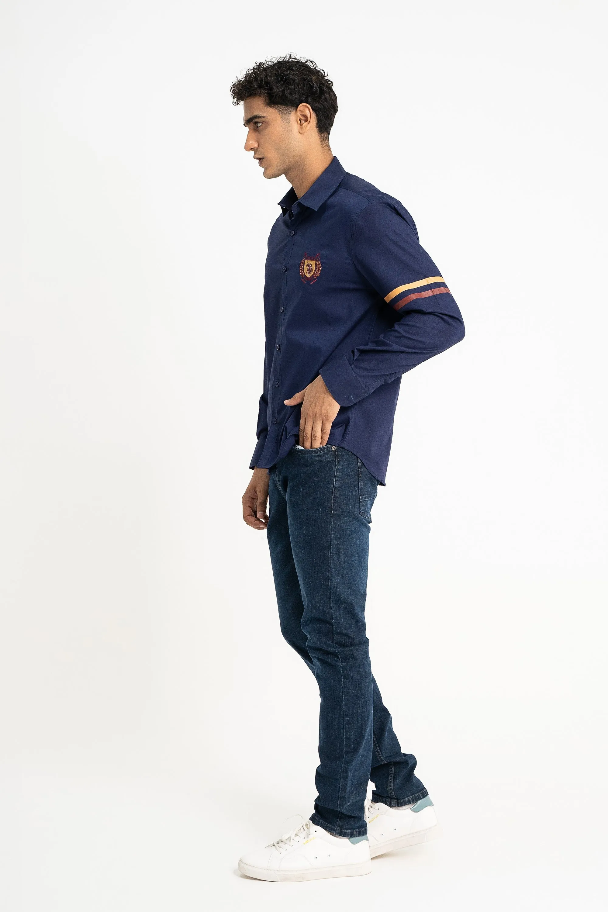 Navy Casual Shirt