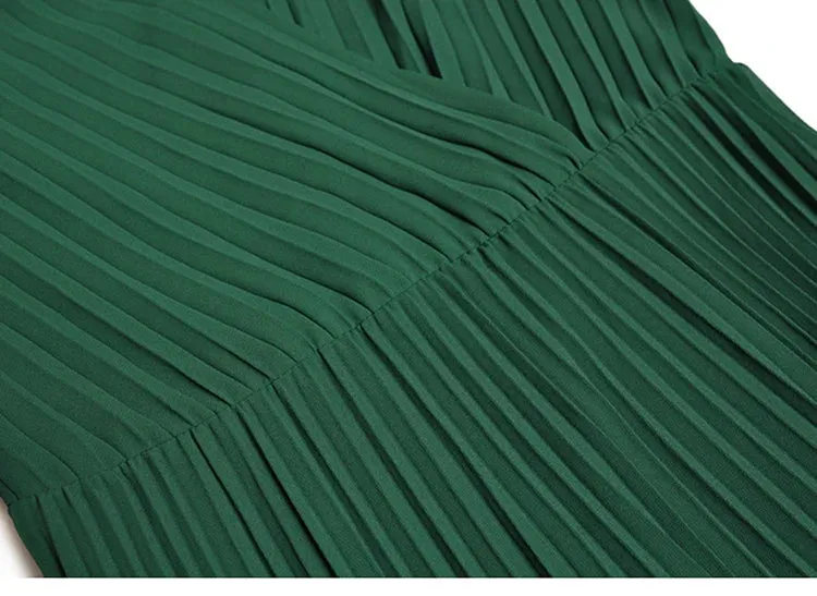 Naya Vintage  Pleated Temperament Dress